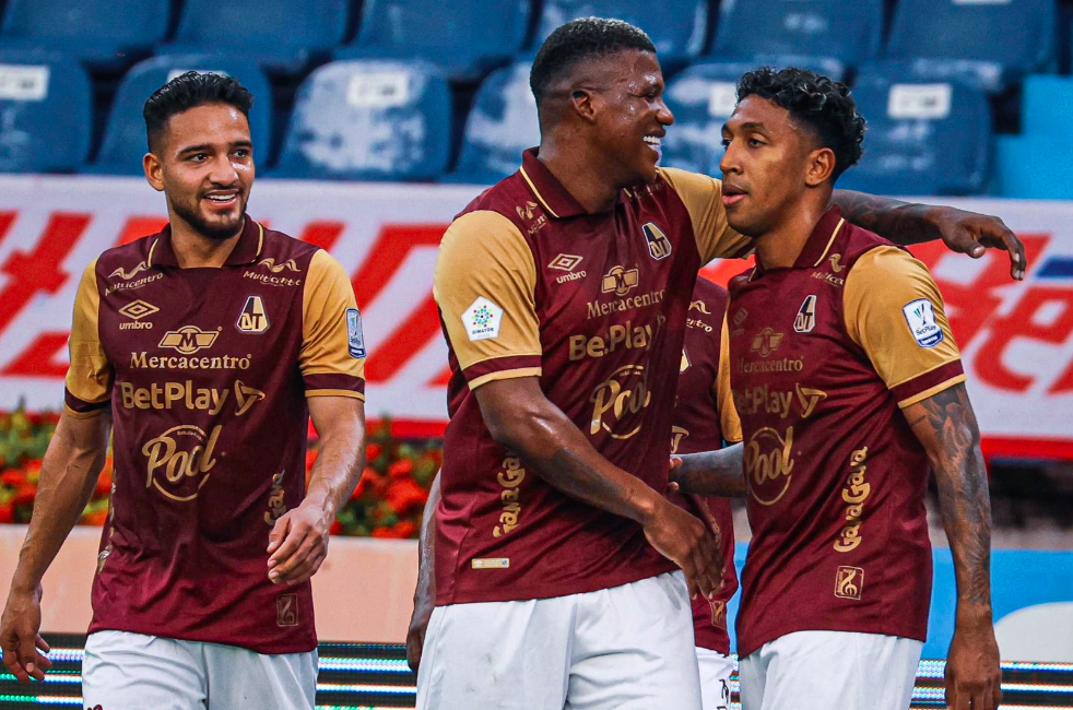 Así quedó el grupo A de los cuadrangulares semifinales de la Liga BetPlay 1 2025, tras la primera fecha: DEPORTES TOLIMA marcó la pauta