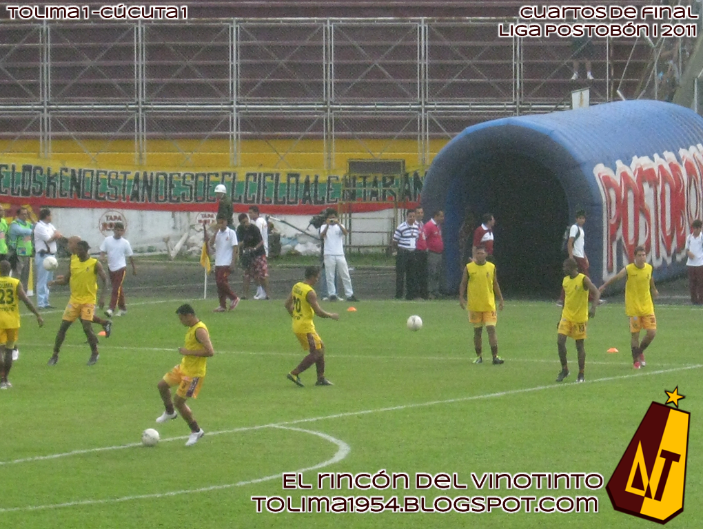 Galería: La hinchada del Deportes Tolima en la clasificación a la Semifinal de la Liga Postobón I 2011
