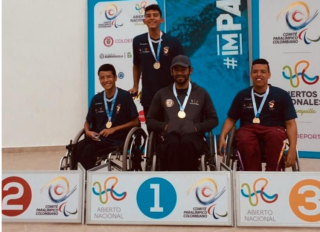 Buena cosecha de medallas de nadadores tolimenses en Abiertos Nacionales en Barranquilla