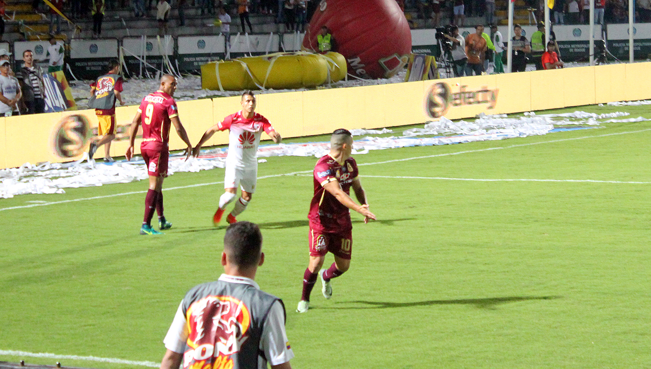 Desde febrero de 2012, DEPORTES TOLIMA no le gana a Santa Fe por Liga en Ibagué