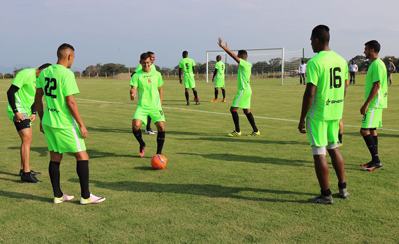 DEPORTES TOLIMA estrenó cancha en su sede deportiva, tras dos años de obras