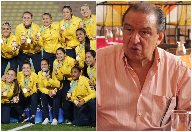 'Lluvia' de comentarios contra Camargo, presidente del DEPORTES TOLIMA, tras el oro panamericano de las 'Superpoderosas'