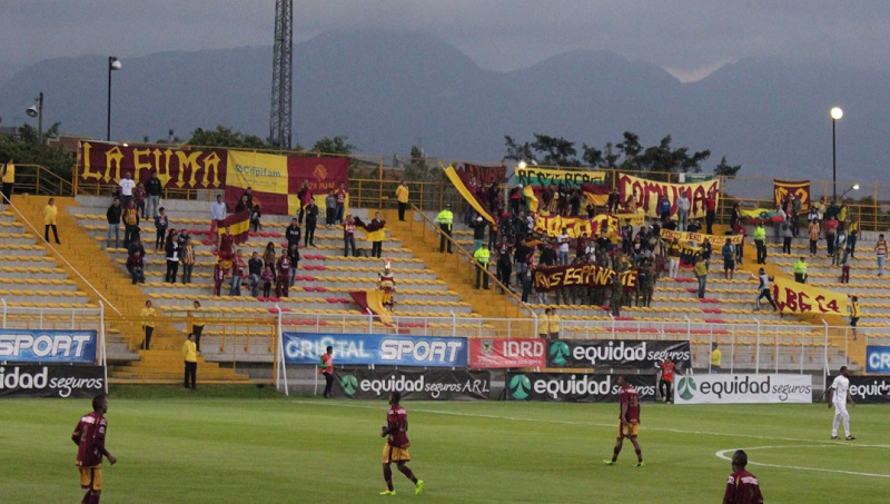 Esta es la tribuna que tendrán los hinchas del DEPORTES TOLIMA ante Equidad en Techo