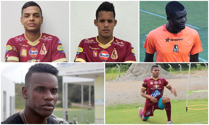Los jugadores que no han jugado ni un minuto con DEPORTES TOLIMA en la Liga Águila 2 2017
