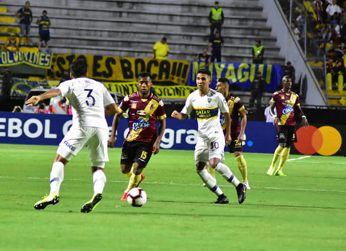 Conmebol multó a DEPORTES TOLIMA por hechos sucedidos en el 2-2 ante Boca Juniors en Ibagué