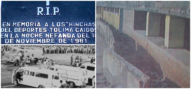 La nefasta noche del 18 de noviembre de 1981 para el DEPORTES TOLIMA