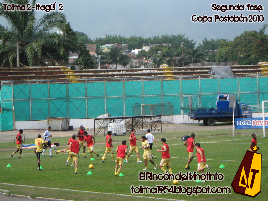Galería de fotos de la eliminación del Deportes Tolima en la Copa Postobón 2010