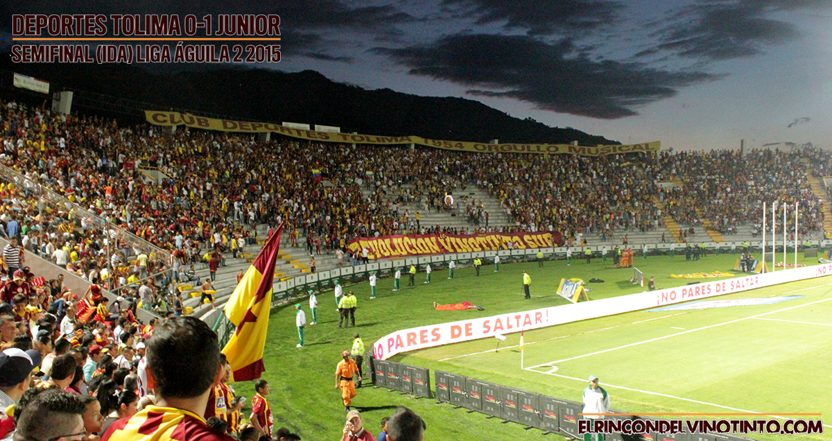 La galería del primer sorbo semifinal entre DEPORTES TOLIMA y Junior, en el Murillo Toro