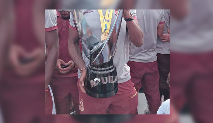 Trofeo de campeón del DEPORTES TOLIMA sufrió daños, según confirmó Gabriel Camargo