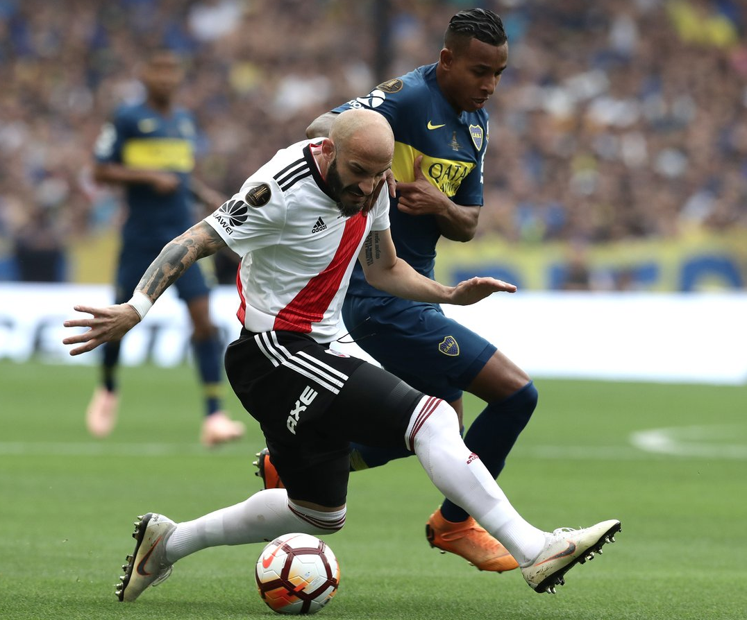 Villa: Pasegol en el empate (2-2) entre Boca y River, por el primer 'sorbo' de la final de la Libertadores
