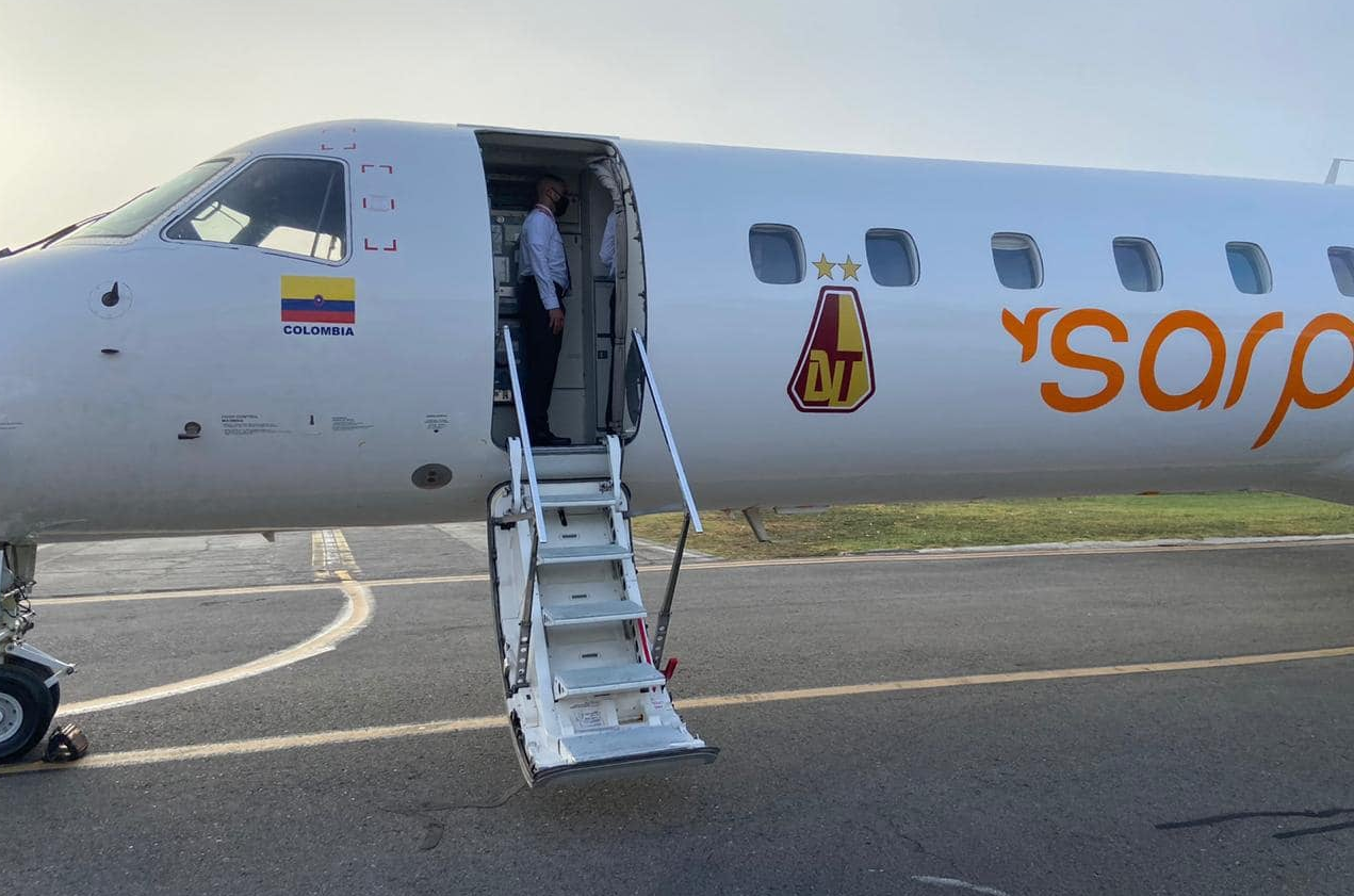 ¡Por un exitoso debut! DEPORTES TOLIMA ya llegó a Brasil para el crucial partido ante Bragantino, por la Copa Sudamericana 2021