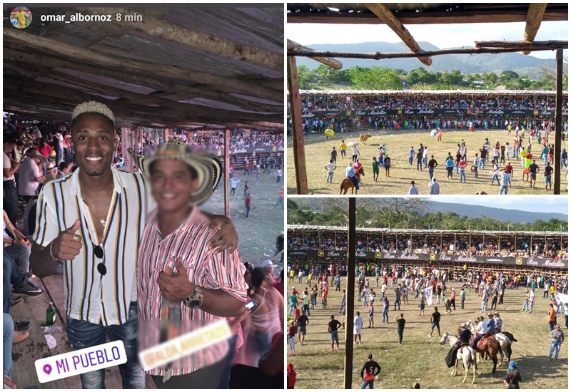 De corraleja: Polémica foto de Ómar Albornoz, que otra vez está en boca de los hinchas del DEPORTES TOLIMA