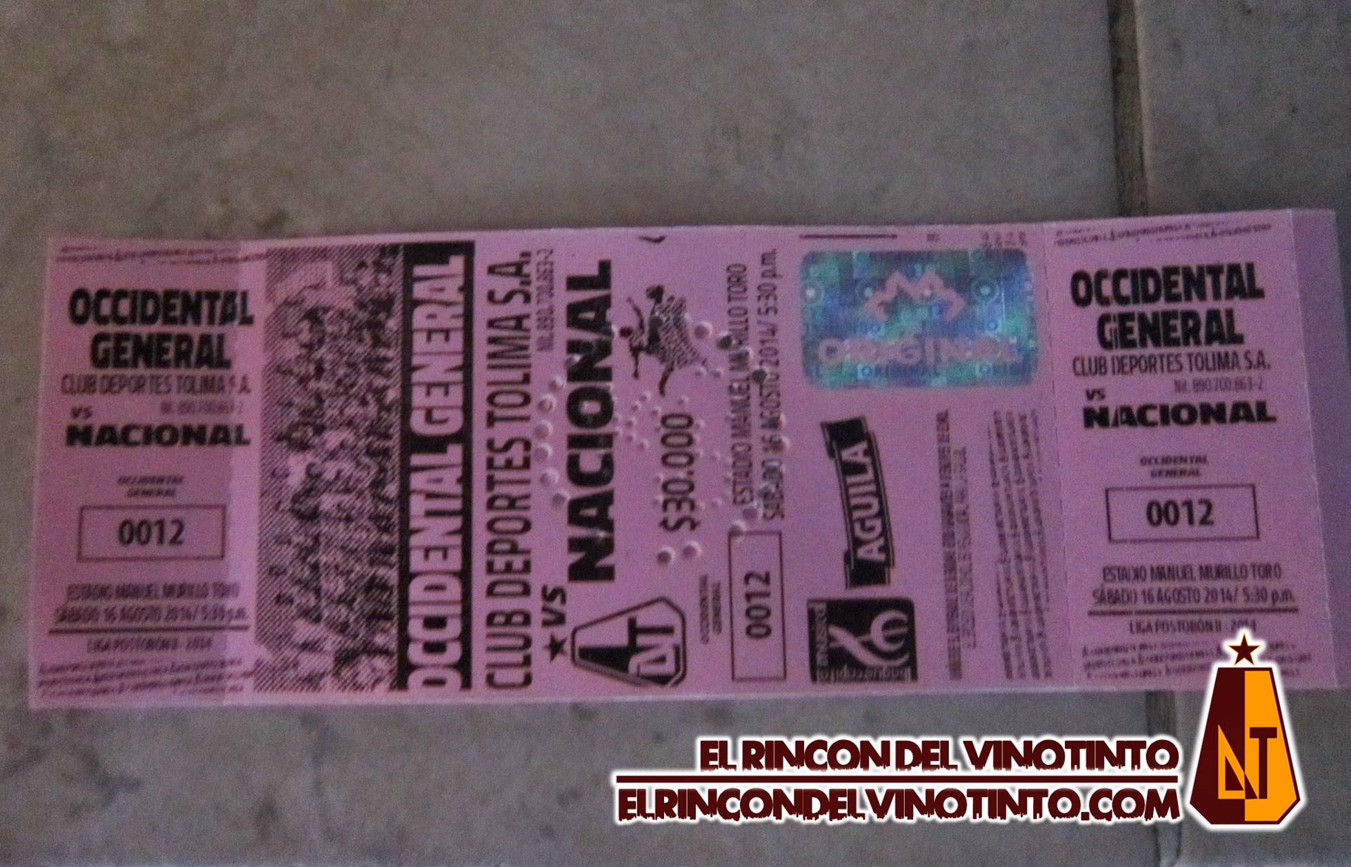 Comenzó la venta de boletas para DEPORTES TOLIMA - Nacional