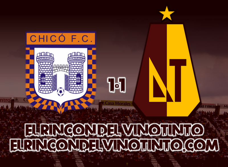 Empate con sabor a derrota: Chicó 1-1 DEPORTES TOLIMA