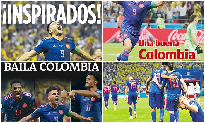 ¡Imperdible! Así registraron diarios colombianos la victoria de la 'Tricolor' ante Polonia