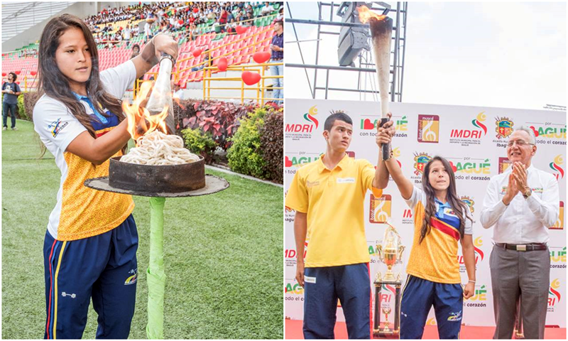 Se encendió el fuego deportivo de los Juegos Supérate Intercolegiados en Ibagué