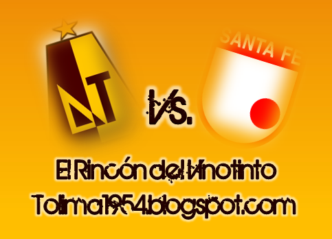 Santa Fe - Deportes Tolima irá el 12 de diciembre a las 5:30 pm.