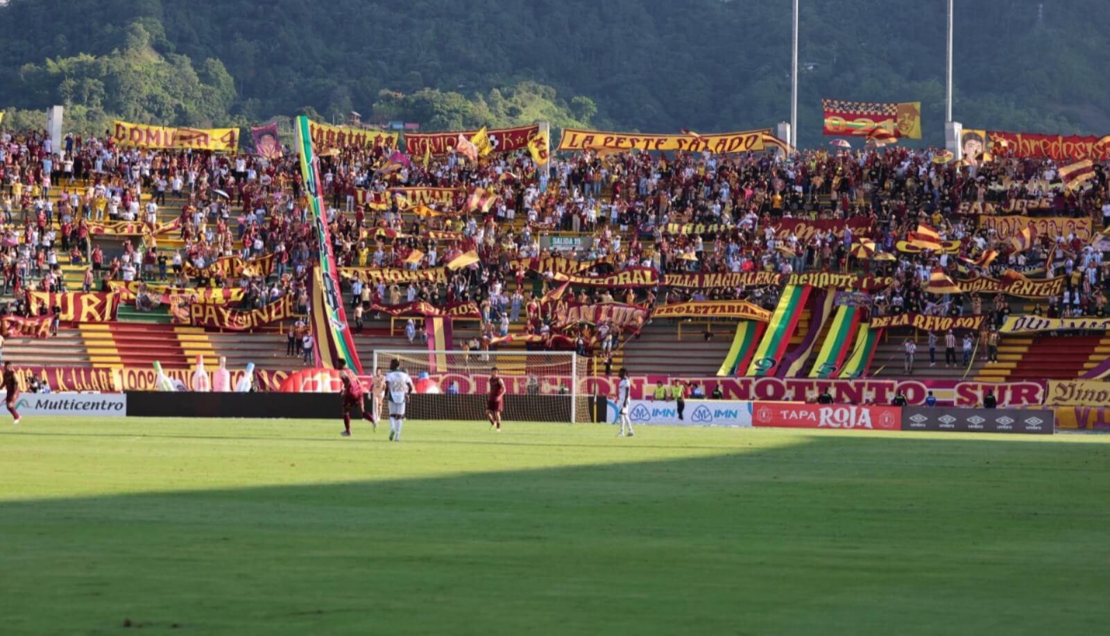 Asistencia del Deportes Tolima ante Deportivo Cali