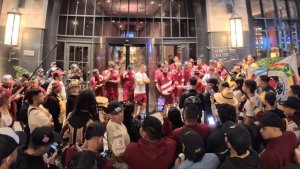 Hinchas del Deportes Tolima en Uruguay