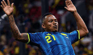 Jaminton Campaz, delantero de la Selección Colombia