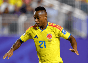 Jaminton Campaz, delantero de la Selección Colombia