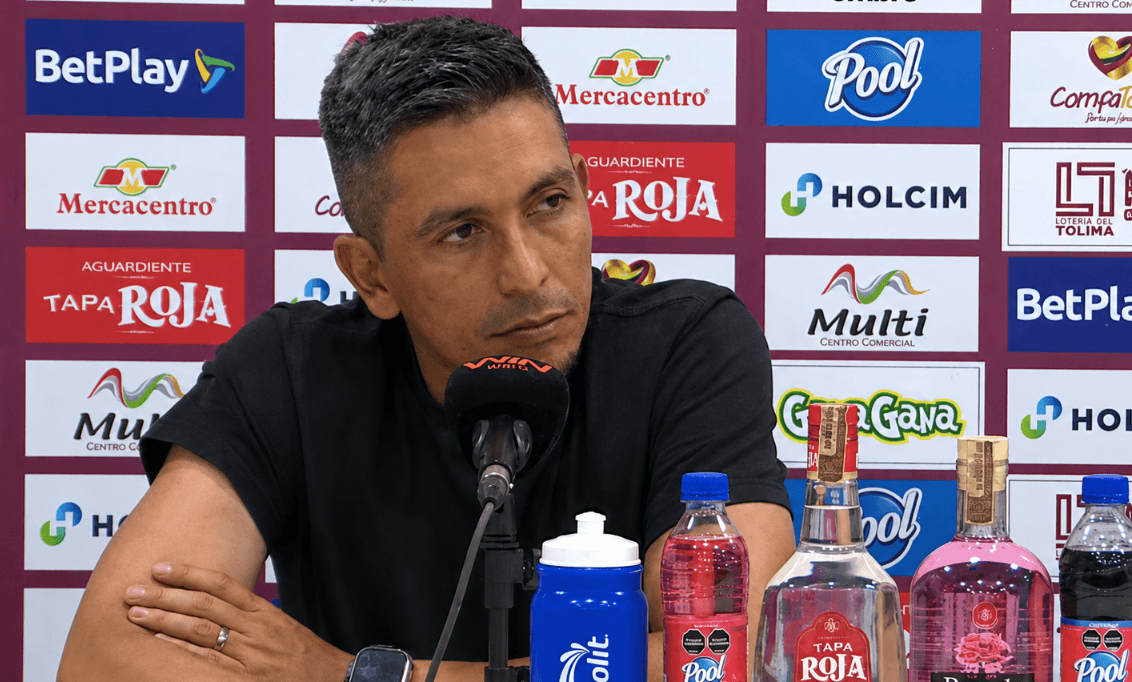 Sebastián Oliveros, técnico del Deportes Tolima